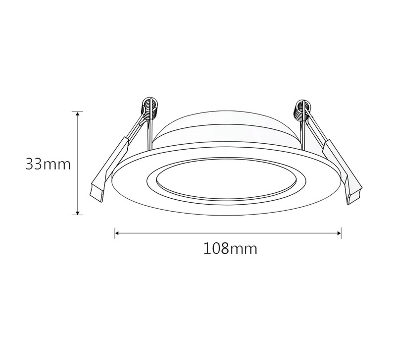 Martec Prime 10W LED Downlight with 10m Cable