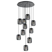 EGLO Romazzina 10 Light Pendant Black