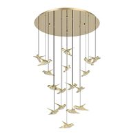 Eglo Paratebueno 17 Light Pendant Brass