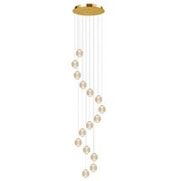 Vencha Langdon 15 Light Pendant Gold 3K