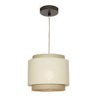 Cougar Bern 1 Light Pendant Small Beige