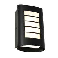 Cougar Bicheno Exterior LED Wall Light Black