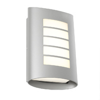 Cougar Bicheno Exterior LED Wall Light Silver