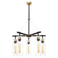 Cougar Bourne 5 Light Pendant 