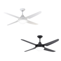 Mercator Clare 135cm AC Ceiling Fan with B22 Light