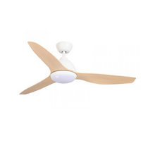 Fanco Breeze AC 48" White/Beechwood with Light