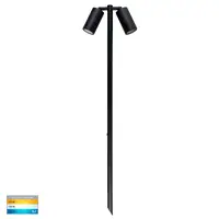 Havit Tivah Double Adjustable LED Bollard Spike Light Black