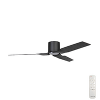 Fanco Flow DC 52" Ceiling Fan LED Black