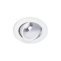 Oriel Focus Tricolour Gimbal LED Recessed White