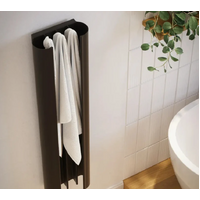 Loop heated Towel Rail Black