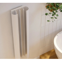 Loop heated Towel Rail White