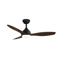 Martec Elite 52" DC Ceiling Fan Black Walnut with Light